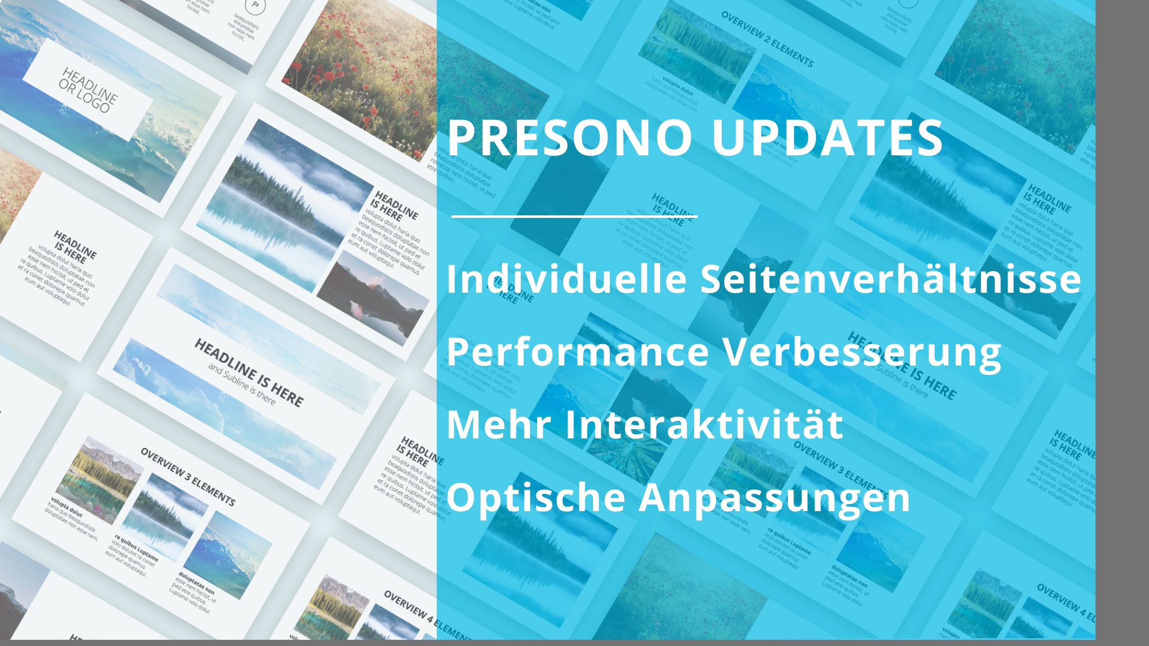 presono Updates: Präsentationsprogramm passt individuelle Seitenverhältnisse, Performance und Interaktivität an