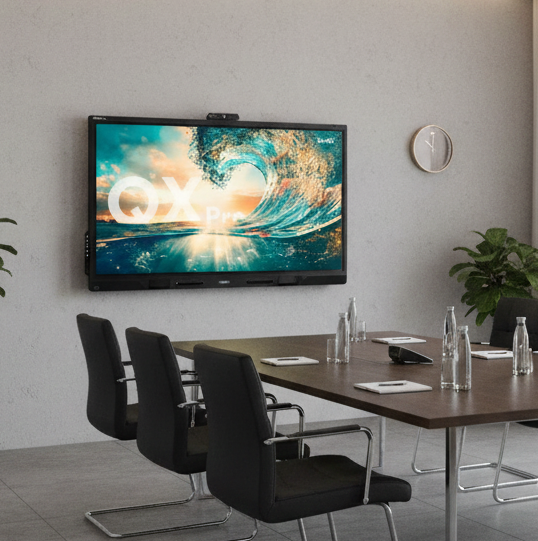 SMART Board QX Pro Serie V2 (65-86 Zoll) mit Kamera & Subwoofer / All-in-One Konferenzsystem