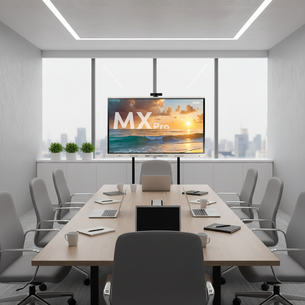 SMART Board MX 55 Zoll mit elektrischem Fahrgestell - All-in-One Paket mit Sondergr&ouml;&szlig;e