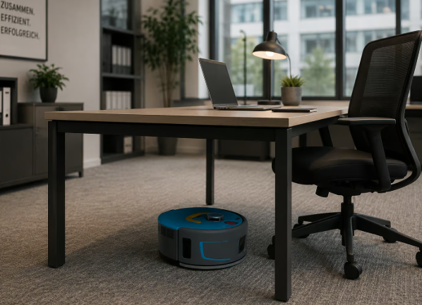 Unser "Kleiner": Der autonome Staubsaugerroboter f&uuml;r Gewerbefl&auml;chen