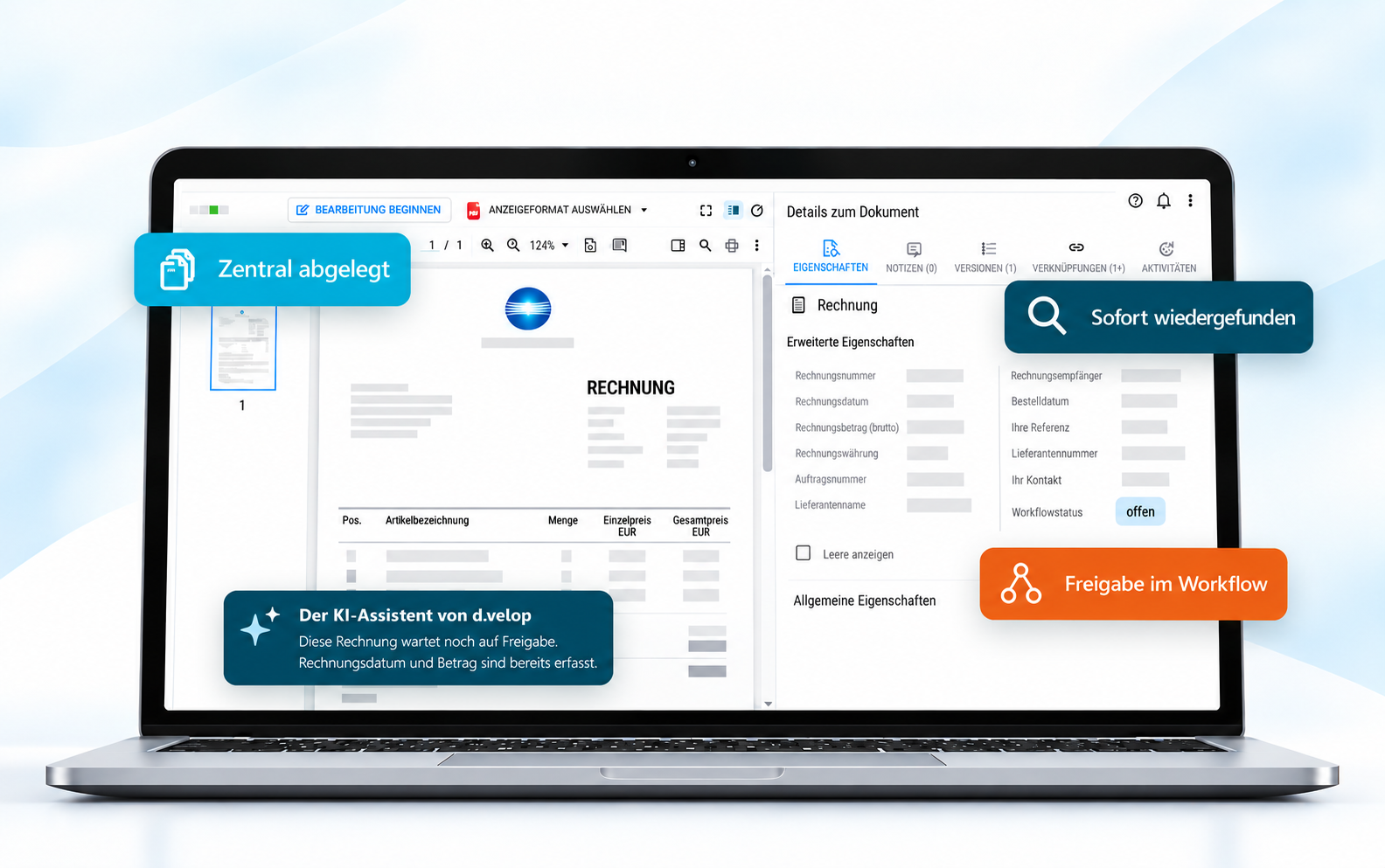 OneTouch Archive mit d.velop &ndash; Ihr digitaler Dokumenten- und Workflow-Hub