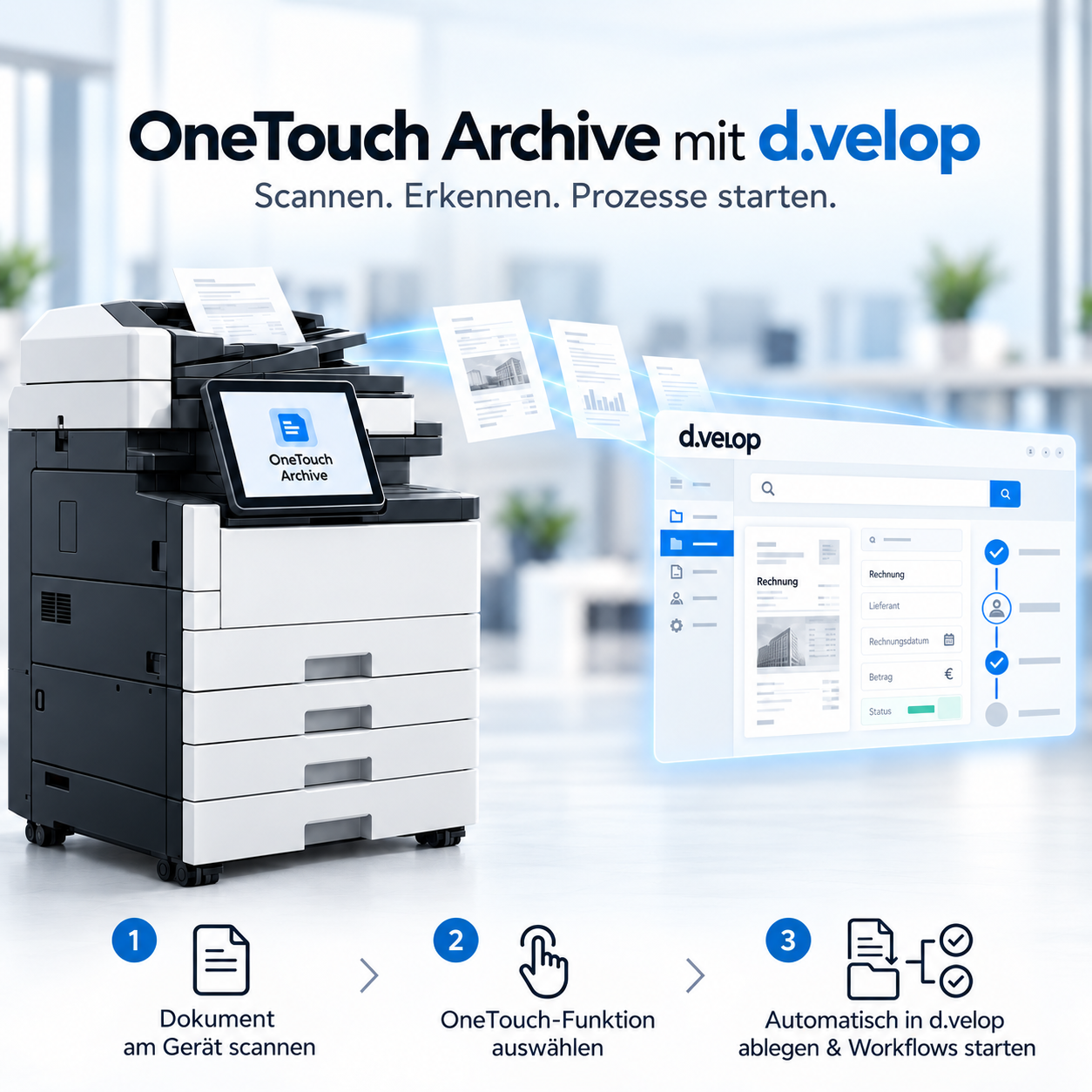 OneTouch Archive mit d.velop &ndash; Ihr digitaler Dokumenten- und Workflow-Hub