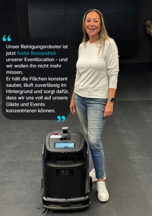Phantas - Profi Bodenreinigungsroboter f&uuml;r Gewerbe