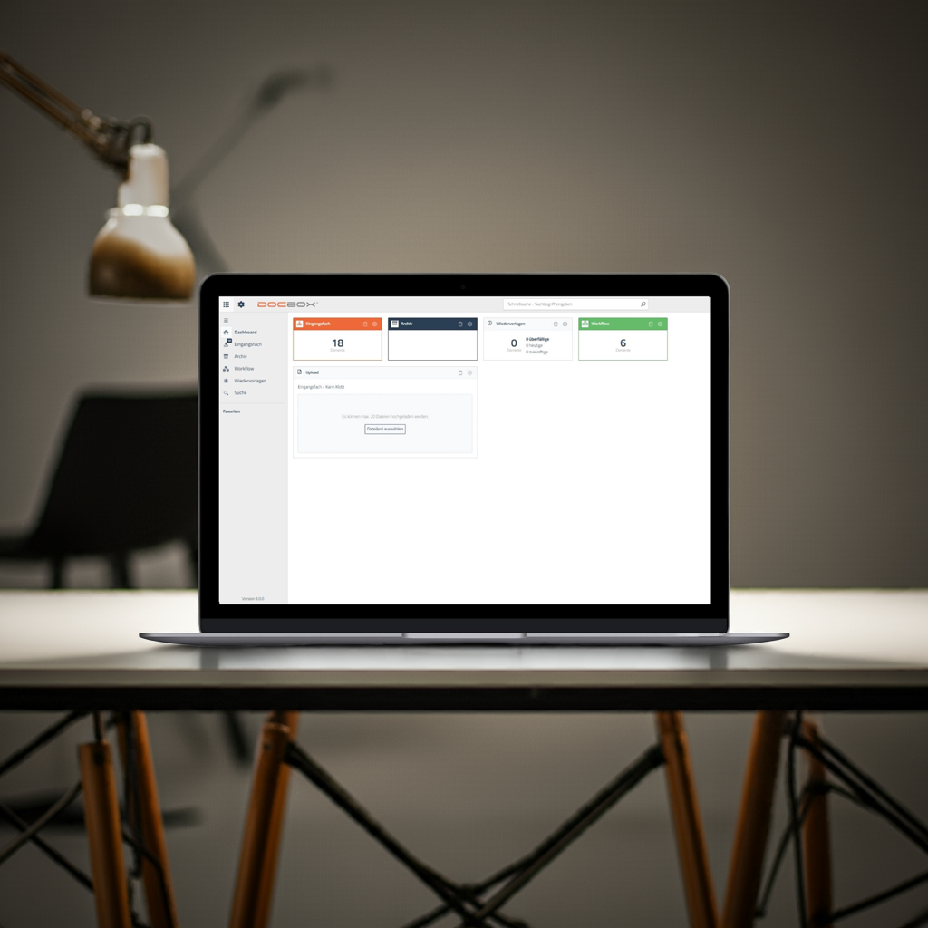 DOCBOX&reg; 8.0: Einlesen - Prozesse abbilden - Wiederfinden