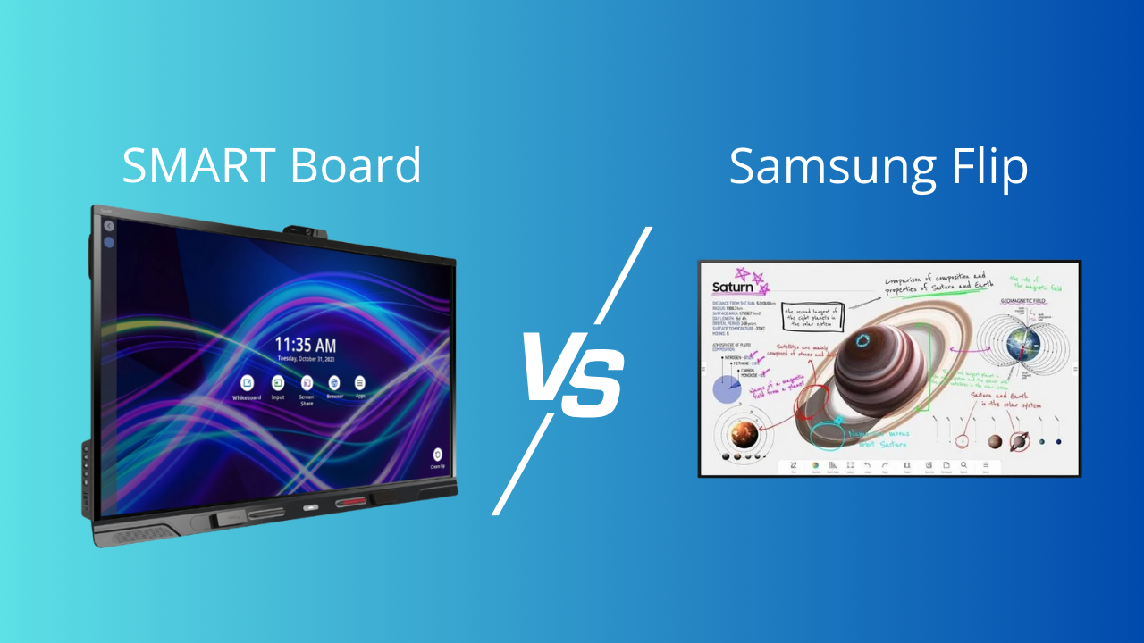 Samsung Flip vs. SMART Board - So treffen Sie eine fundierte Kaufentscheidung