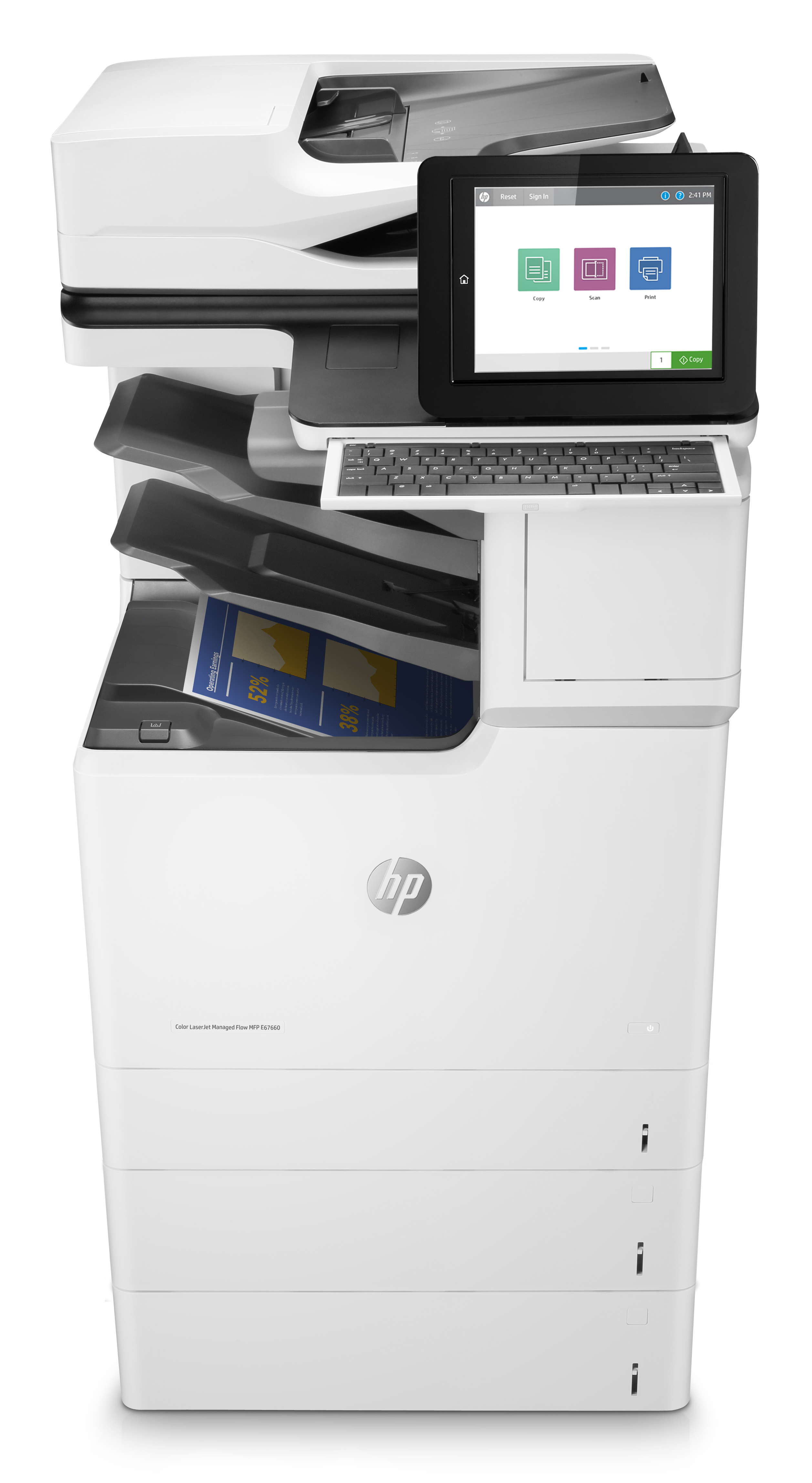 HP Color LaserJet Managed Flow MFP E67660z