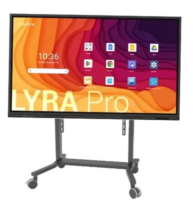 Bundle: Lyra Smartboard 86 Zoll Touch-Bildschirm inkl. elektrischem Fahrgestell und 4K Kamera