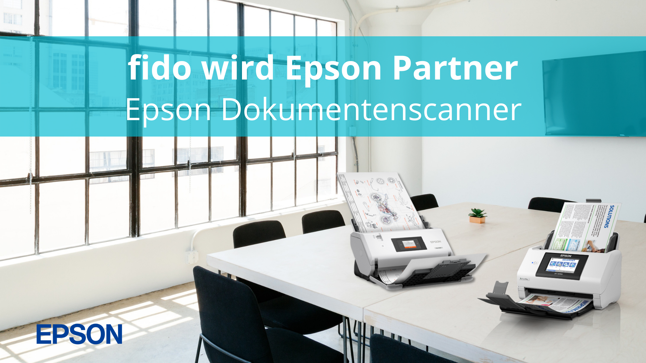 fido wird Epson Händler im Bereich Dokumentenscanner